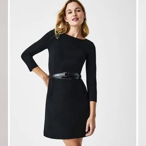 NWT XL SPANX three quarter sleeve, black dress.